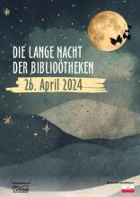 Plakat Lange Nacht der BibliOÖtheken 2024
